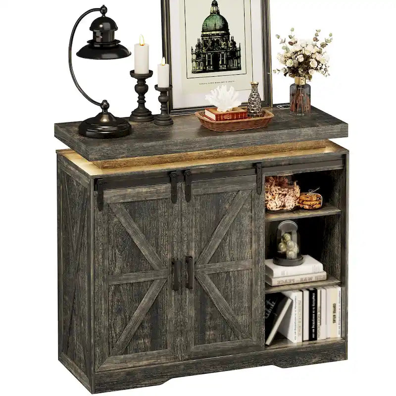 5 Drawer Accent Cabinet With Led Light
