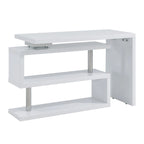 Rotating Desk with Shelving