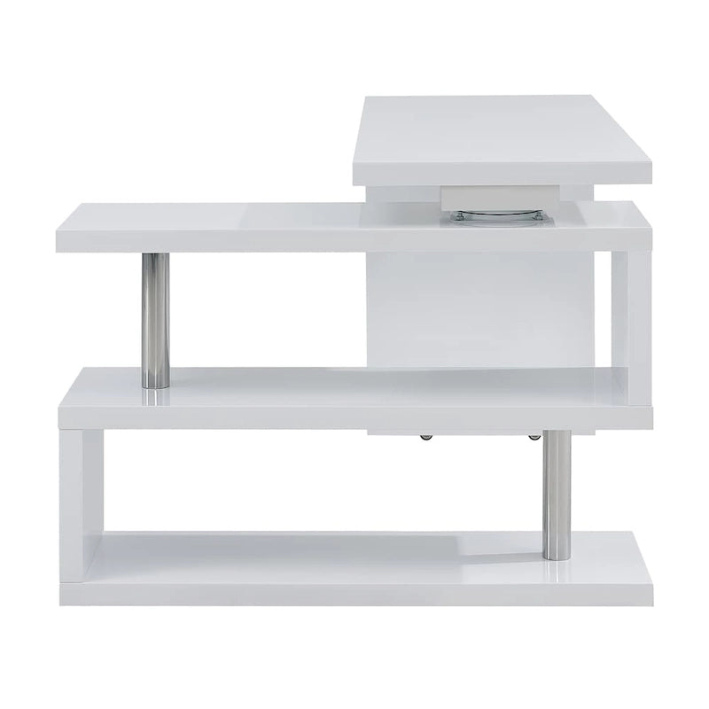 Rotating Desk with Shelving