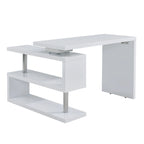 Rotating Desk with Shelving