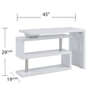 Rotating Desk with Shelving