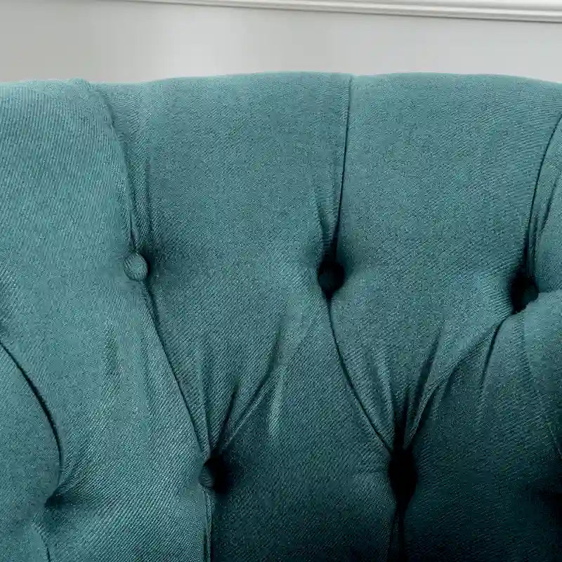 Tufted Fabric Club Chair