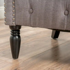 Tufted Fabric Club Chair