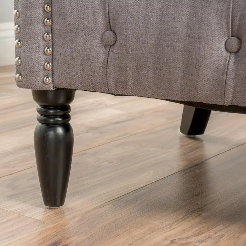Tufted Fabric Club Chair