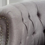 Tufted Fabric Club Chair