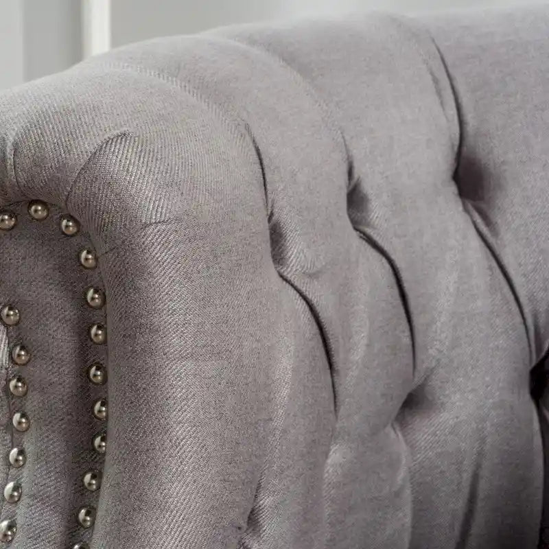 Tufted Fabric Club Chair