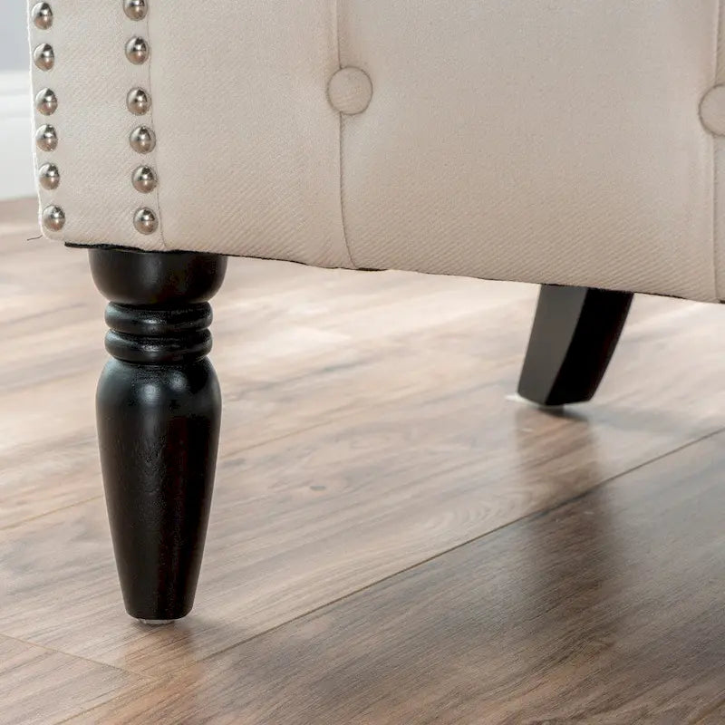 Tufted Fabric Club Chair