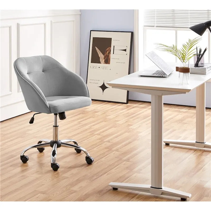 Desk Chair for Home Office, Height Adjustable 360Swivel Computer Chair