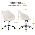 Desk Chair for Home Office, Height Adjustable 360Swivel Computer Chair