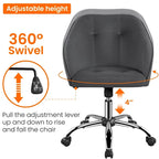 Desk Chair for Home Office, Height Adjustable 360Swivel Computer Chair