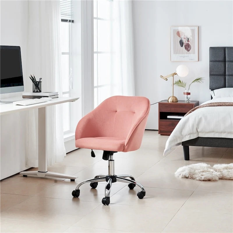 Desk Chair for Home Office, Height Adjustable 360Swivel Computer Chair