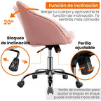 Desk Chair for Home Office, Height Adjustable 360Swivel Computer Chair