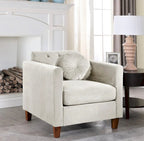 Persaud Velvet Kitts Classic Chesterfield Chair