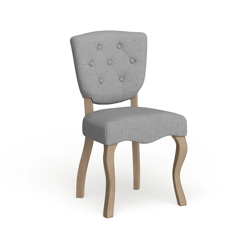 Vintage French Upholstered Dining Side Chair