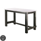 Rustic Black 60-inch Counter Height Table