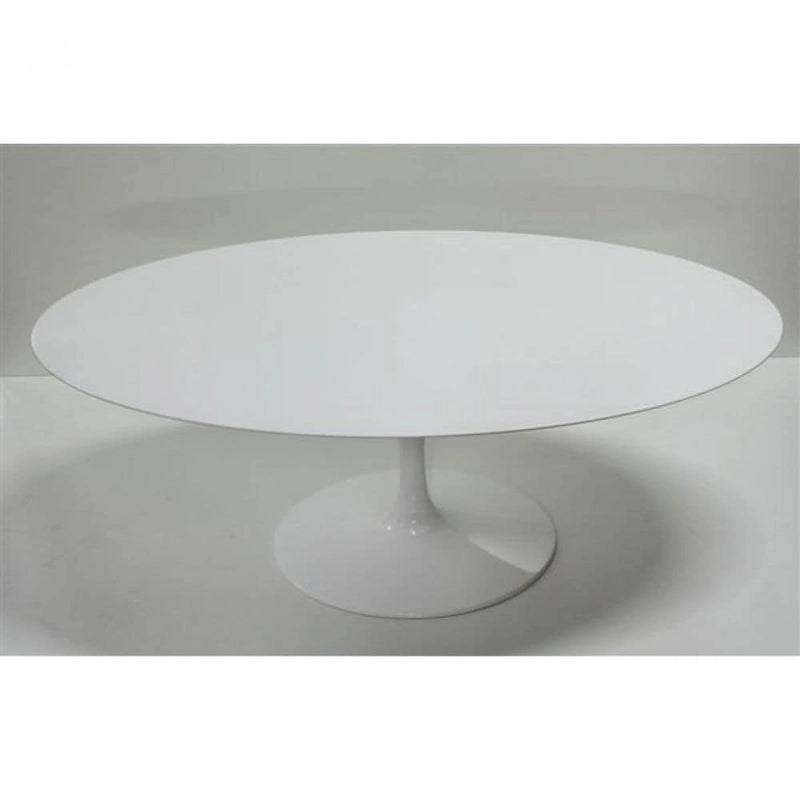 White Round Pedestal Dining Table