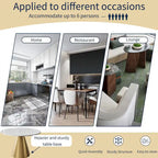 Round Marble Top Metal Dining Table