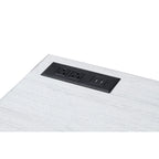 Modern 42-inch Metal Computer Desk with USBs by