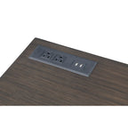 Modern 42-inch Metal Computer Desk with USBs by