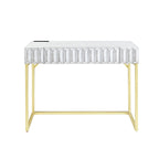 Modern 42-inch Metal Computer Desk with USBs by