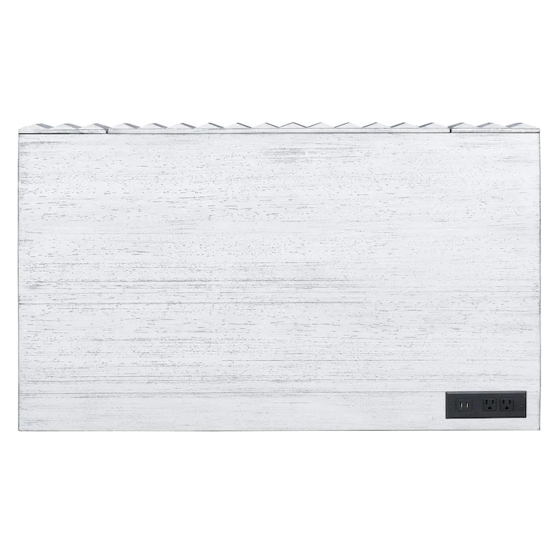 Modern 42-inch Metal Computer Desk with USBs by