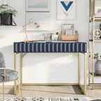 Modern 42-inch Metal Computer Desk with USBs by