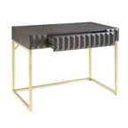 Modern 42-inch Metal Computer Desk with USBs by