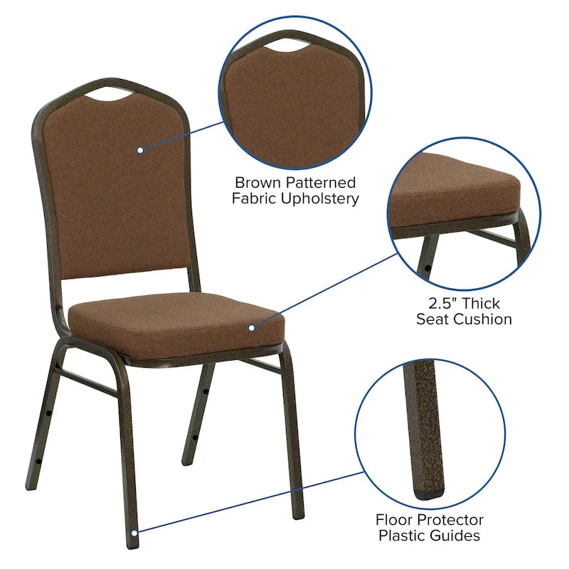 Crown Back Stacking Banquet Chair