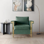 Luxurious Velvet Upholstered Arm Chair