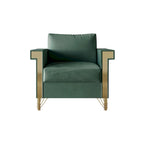 Luxurious Velvet Upholstered Arm Chair
