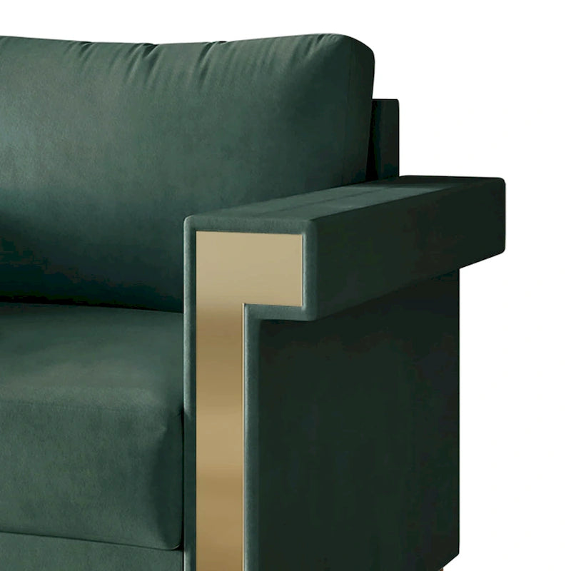 Luxurious Velvet Upholstered Arm Chair