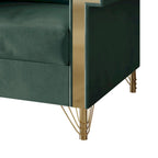 Luxurious Velvet Upholstered Arm Chair
