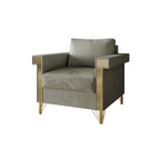 Luxurious Velvet Upholstered Arm Chair