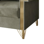 Luxurious Velvet Upholstered Arm Chair
