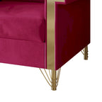 Luxurious Velvet Upholstered Arm Chair