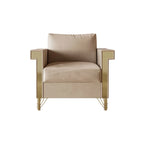 Luxurious Velvet Upholstered Arm Chair