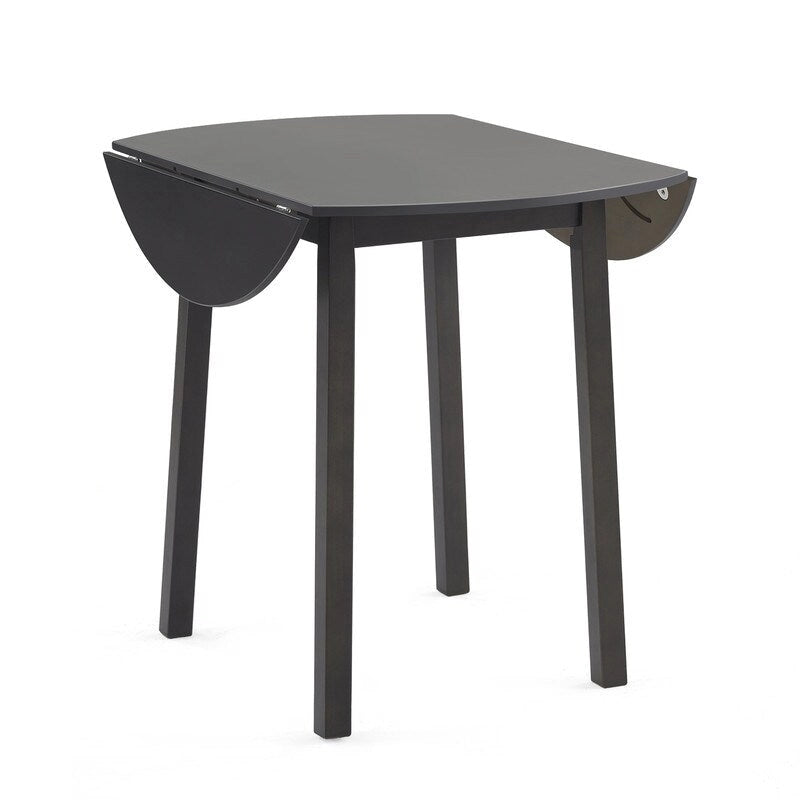 Extendable Round Solid Wood Dining Table (Only Table)