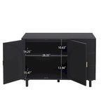 2 Doors and 3 Drawers Wood Pantry Organizer with Adjustable Laminates, Storage Cabinet for Living Room, Kitchen