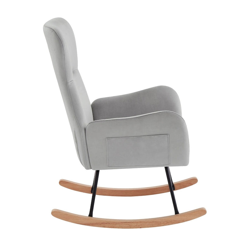 Fabric Rocking Chair for Living Room