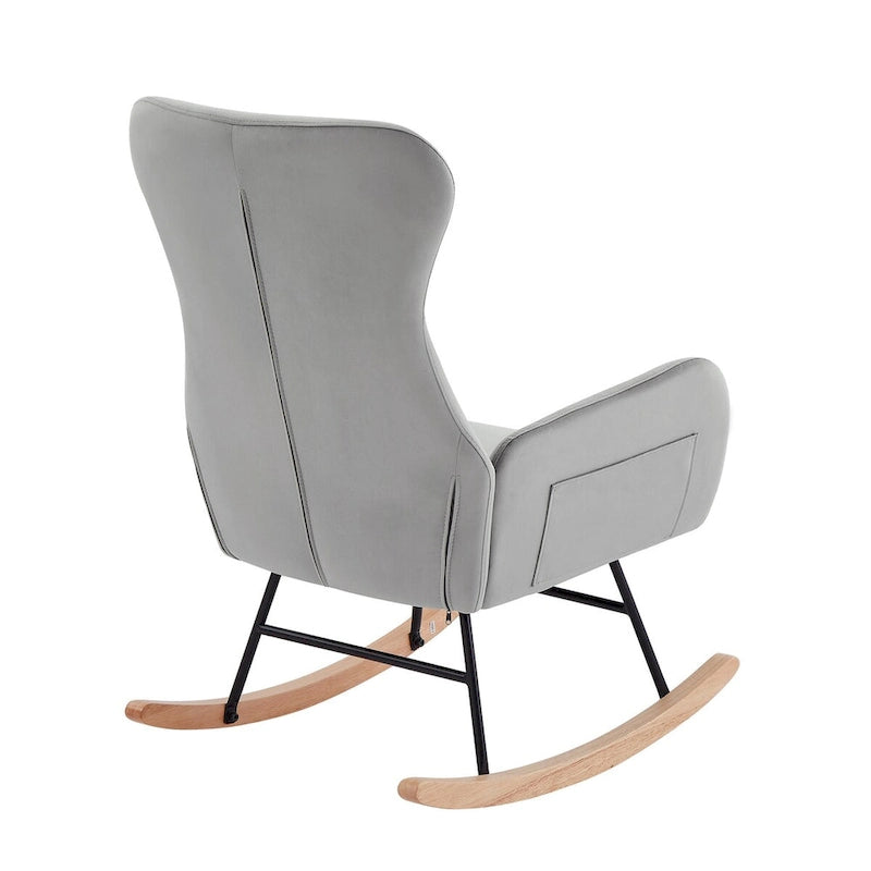 Fabric Rocking Chair for Living Room