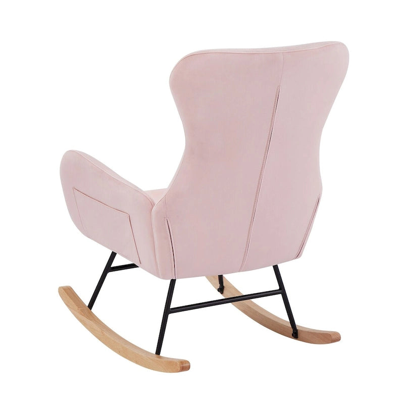Fabric Rocking Chair for Living Room
