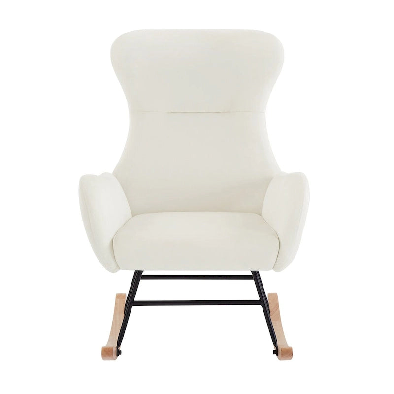 Fabric Rocking Chair for Living Room