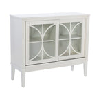Wood 2-Door Adjustable Accent Cabinet