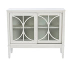 Wood 2-Door Adjustable Accent Cabinet
