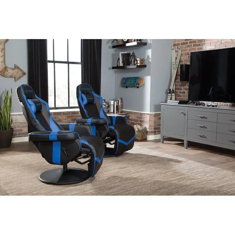 Gaming Recliner - Reclining Gaming Chair with Footrest, Gaming Chair Recliner