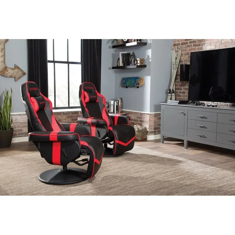 Gaming Recliner - Reclining Gaming Chair with Footrest, Gaming Chair Recliner