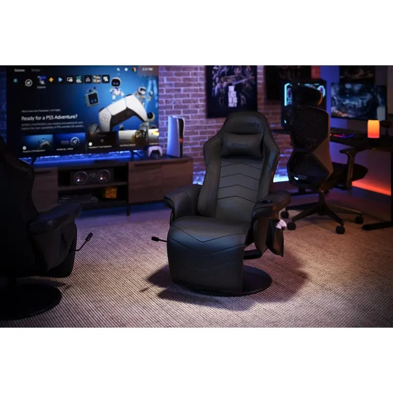 Gaming Recliner - Reclining Gaming Chair with Footrest, Gaming Chair Recliner