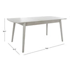 Extension Dining Table - 71 In. W x 32 In. D x 29 In. H - 71Wx32Dx29H